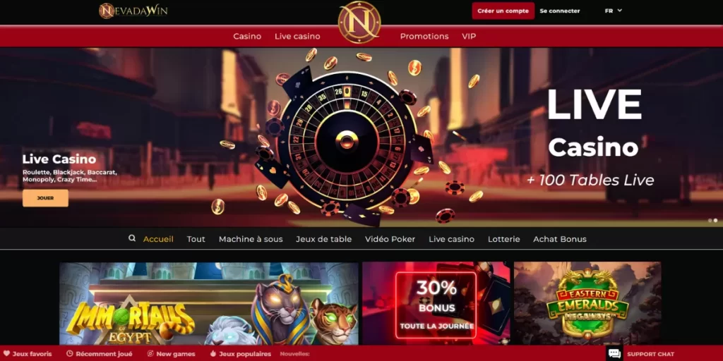 nevadawin casino page d'accueil