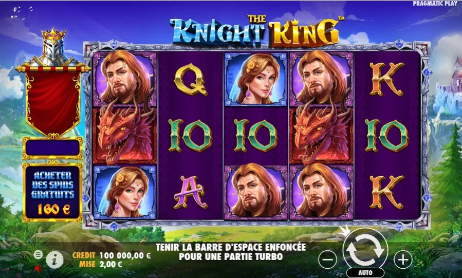 machine a sous the knight king rouleaux