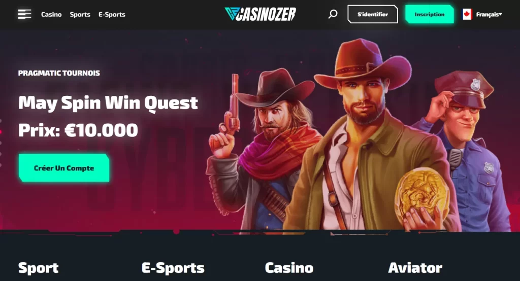 casinozer homepage